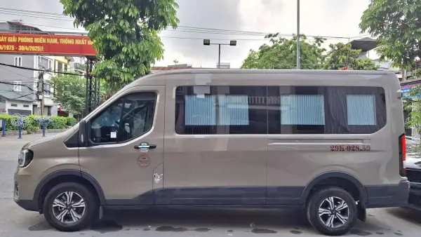 A 16-seat Ford Transit van